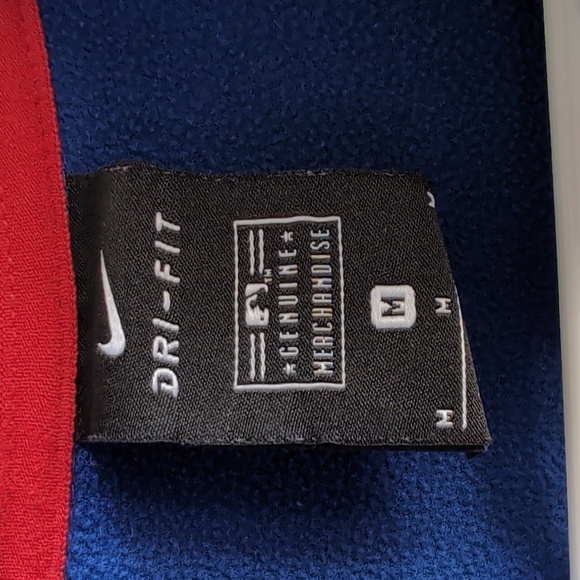 Nike Dri Fit Chicago Cubs Blue Baseball Quarter Zip Pullover Sweatshirt Mens M - Picture 4 of 10